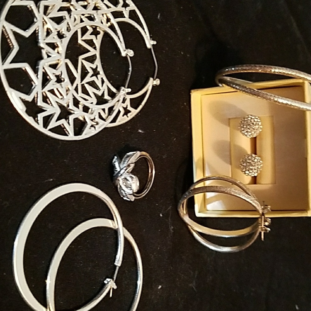 Earrings and ring