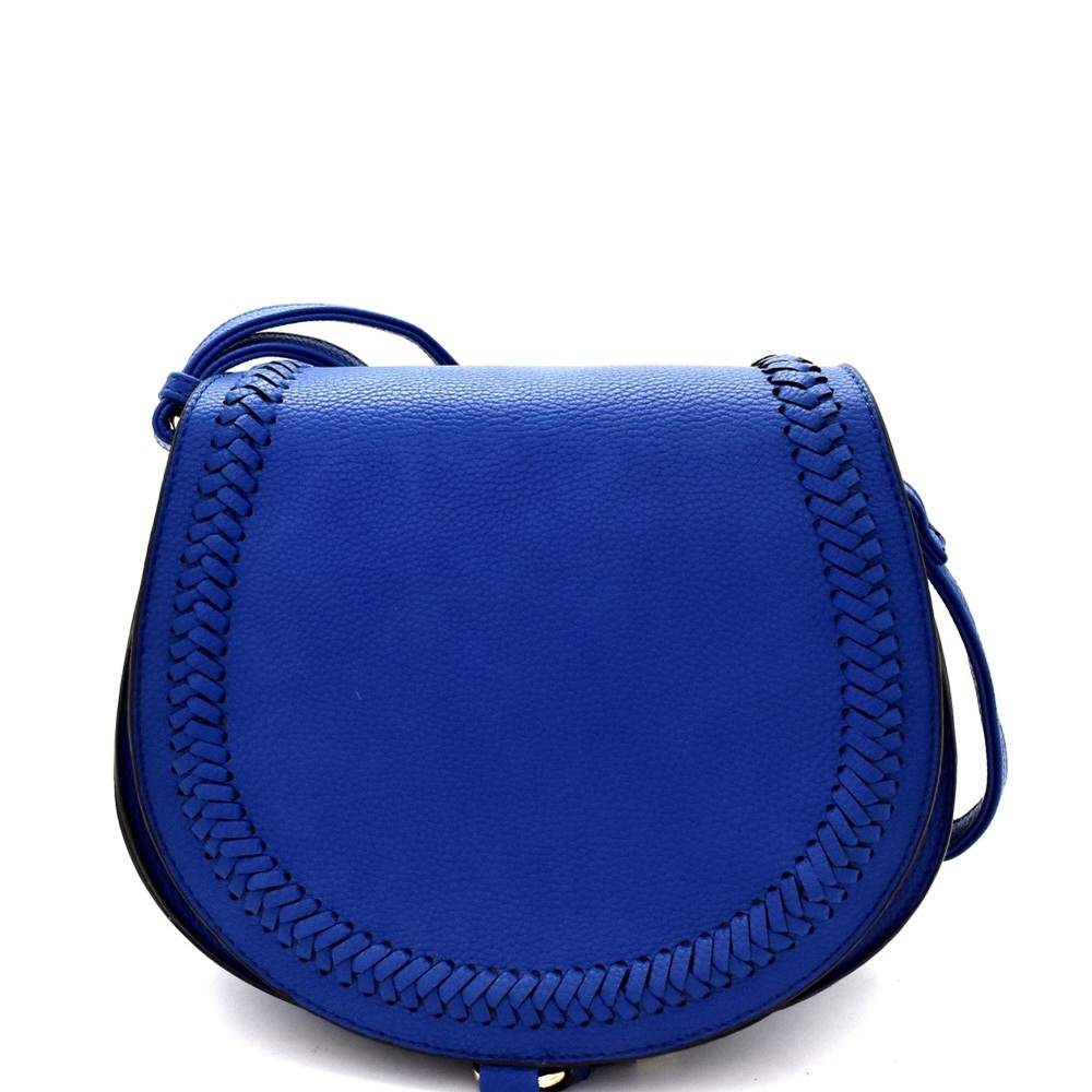 Blue crossbody purse