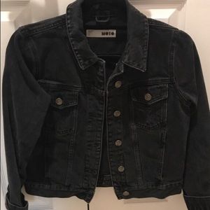 Black jean jacket