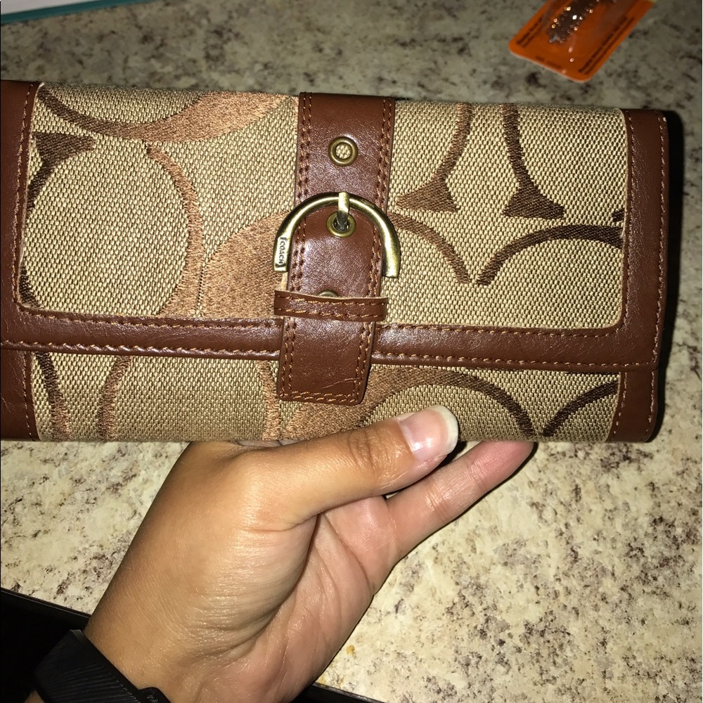 Slightly used Coach wallet