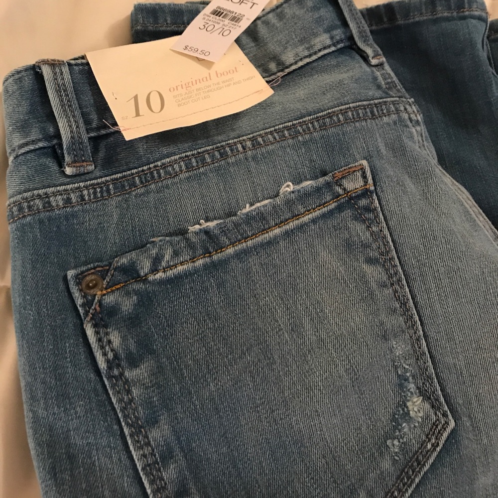 ❤️ 🥇 👖 NWT Loft Bootcut jeans size 10