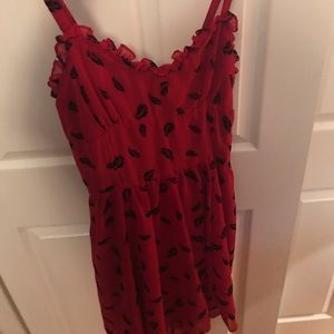 Royal Bones feather dress