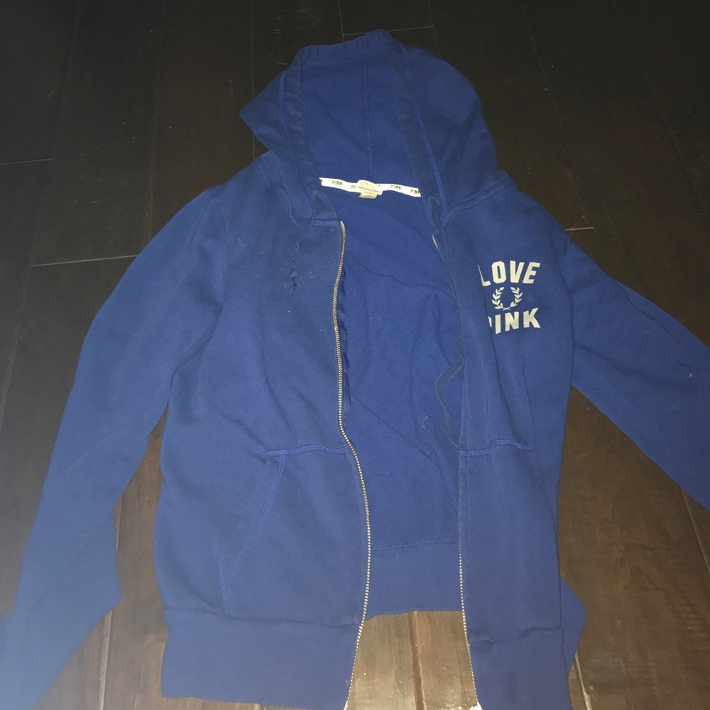 royal blue pink hoodie