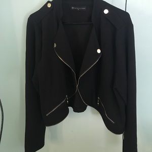 Black Fashion Figure Blazer 2X stretchy