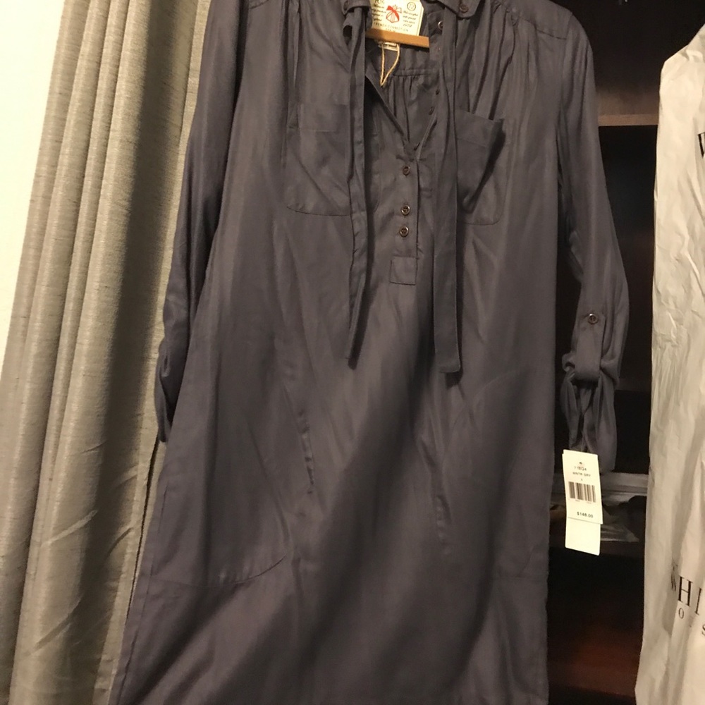 French connection winter grey dress with pockets