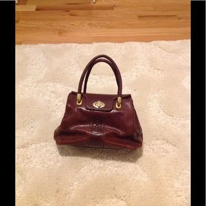 Vintage Marino Orlandi leather bag. Made in Italy.