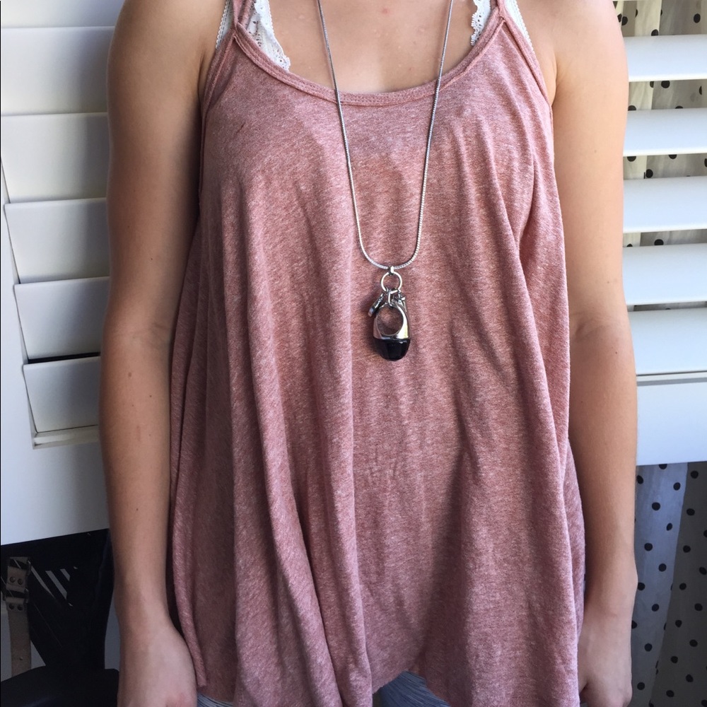 New rust color Free People tank top
