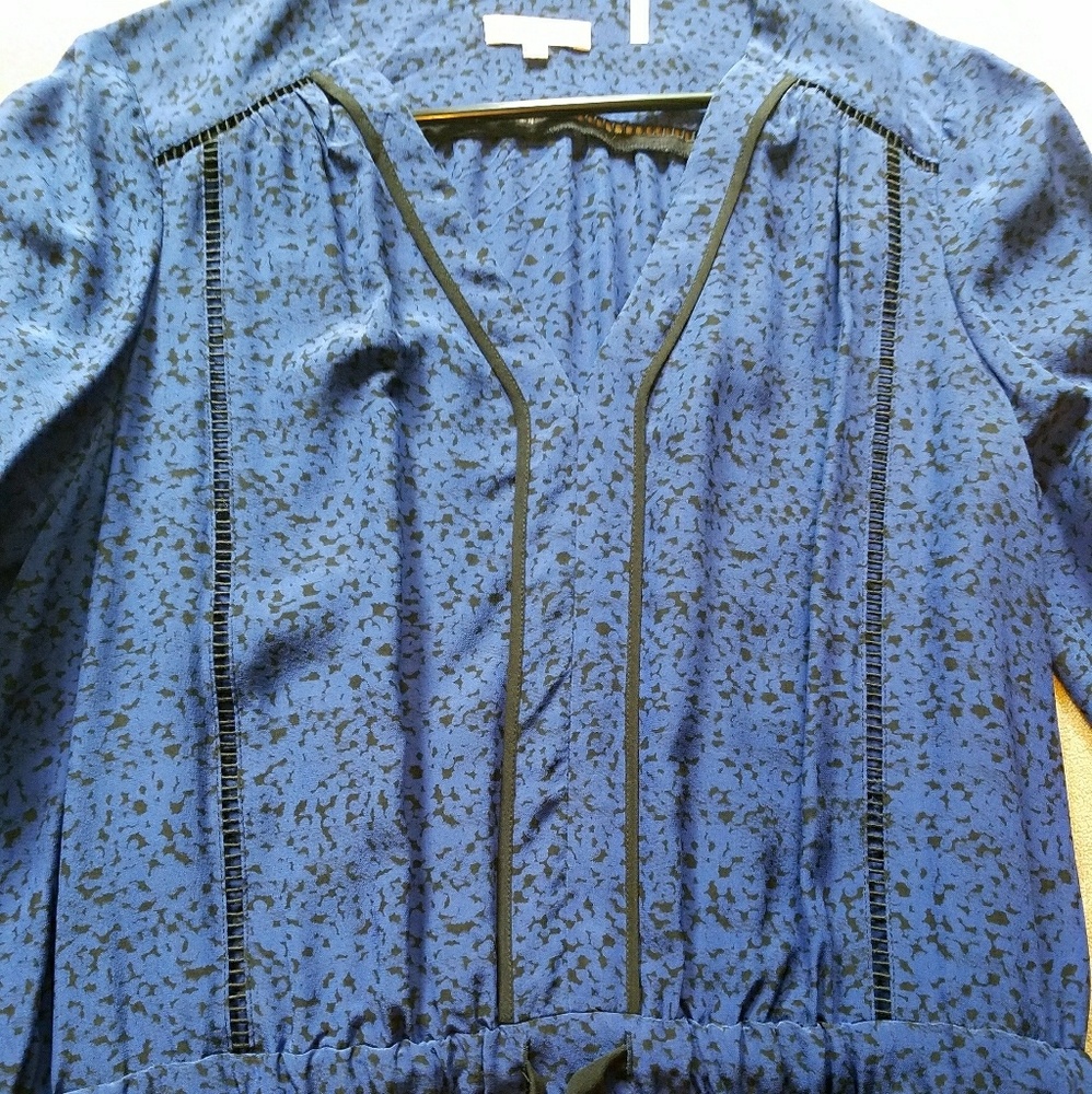 Rebecca Taylor navy and black dress