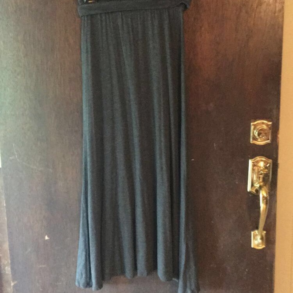 Grey Maxi Skirt
