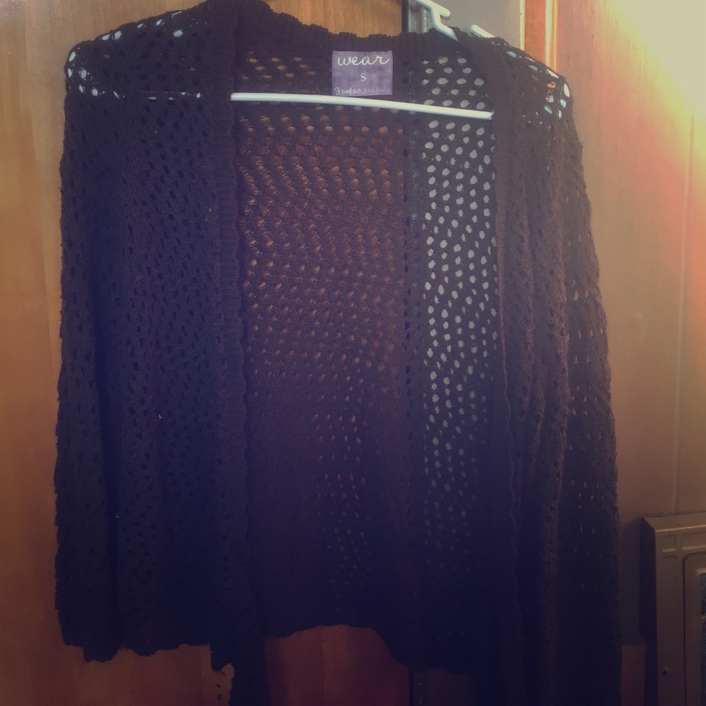 Small brown airy and light cardigan