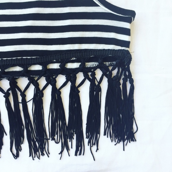 POOF | Striped Crop Top - Picture 2 of 4