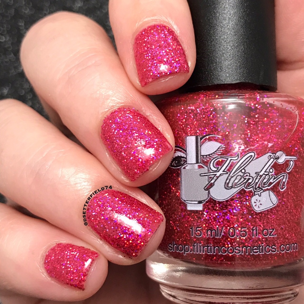 Nail polish - Indie Polish, Sparkly Cosmopolitan