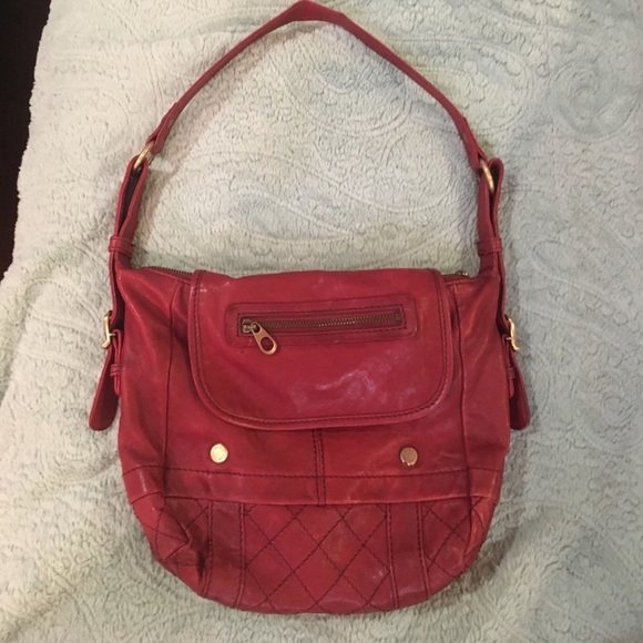 Marc New York Red Leather Bag - Picture 2 of 5