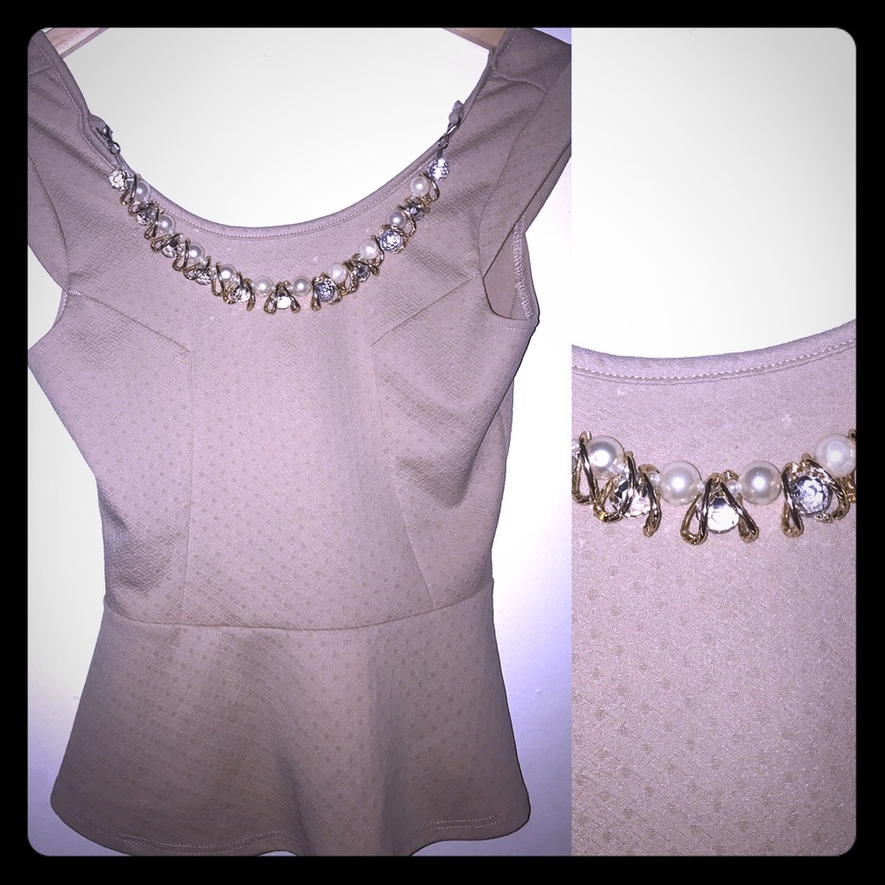 Beige blouse