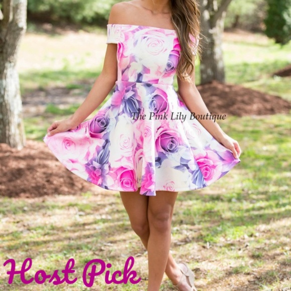 Pink Lily Boutique Dresses & Skirts - 2x HP <3 My Greatest Hit Floral Dress