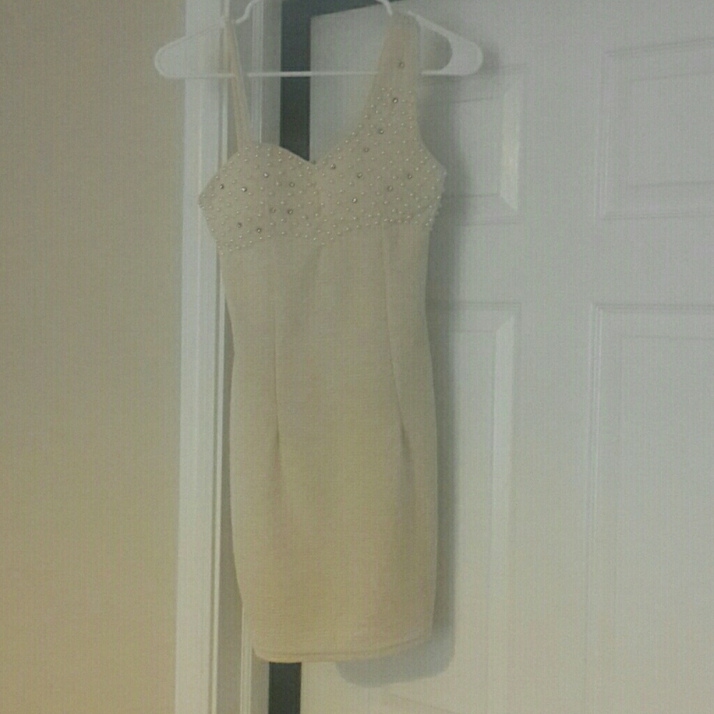 Creme Color Dress