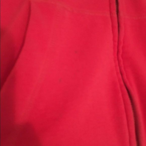 J Crew red zip up lightweight hoodie - Picture 2 of 3