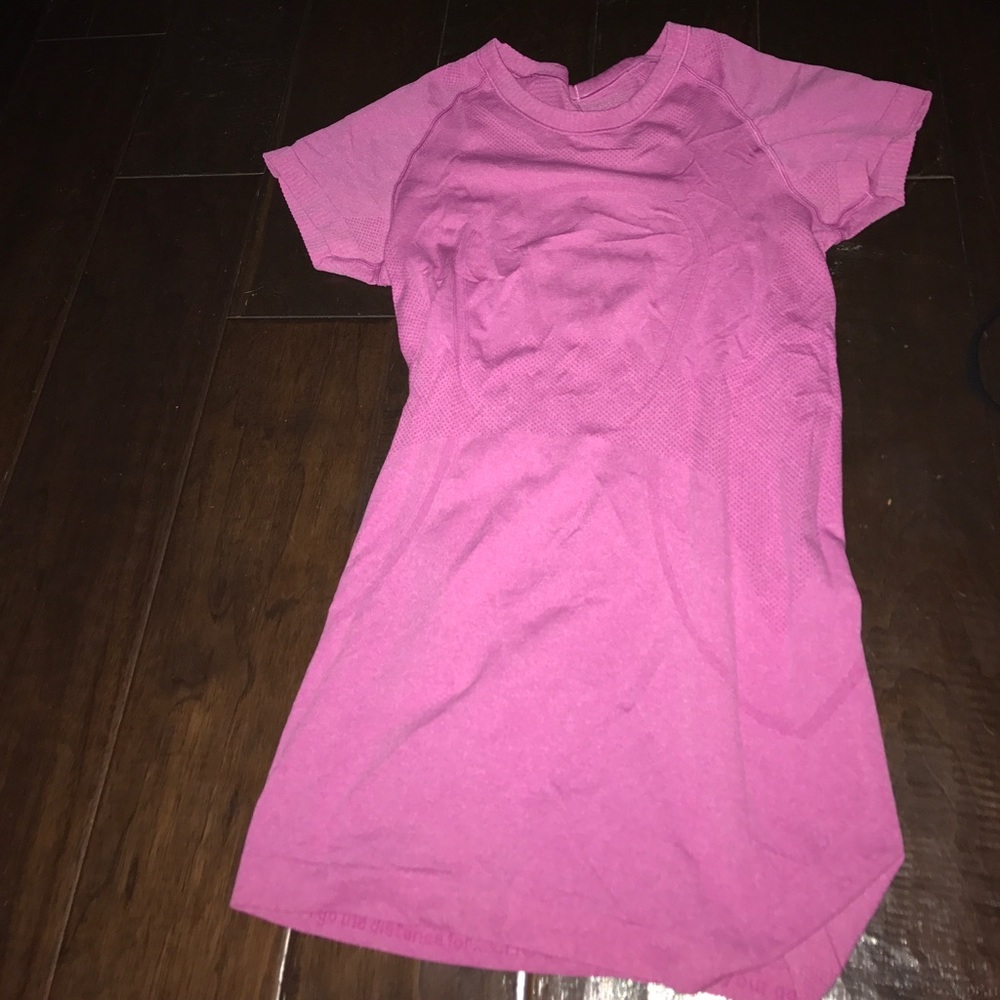 lulu short sleeve pink