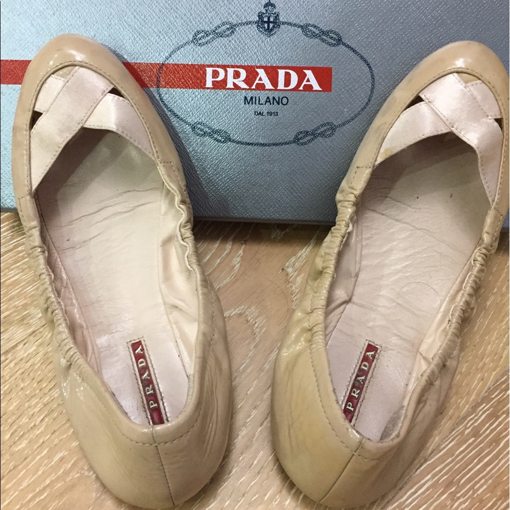 Prada "ballerina" flats