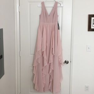 Lulus blush pink maxi dress