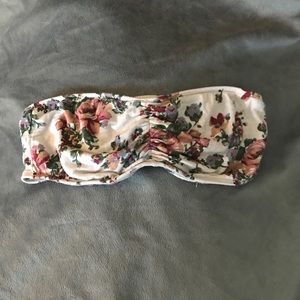 Floral printed bandeau