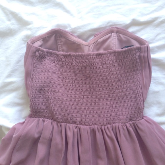 SOLD: Little Mistress Pleated Bandeau Maxi Dress - Picture 7 of 7