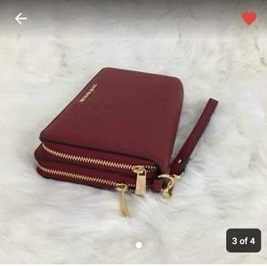 MK ADELE CHERRY WALLET