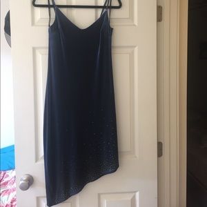 90s Velvet Color Shifting Party / Club dress