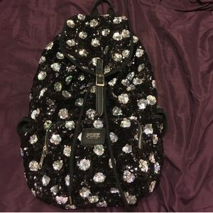 Victoria's Secret PINK Sequined Polkadot Backpack