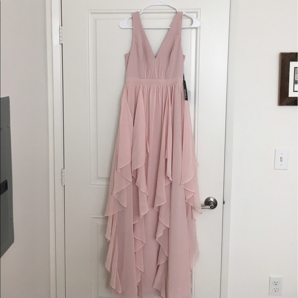 Lulus blush pink maxi dress