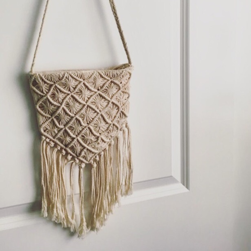 Holister Macrame bag