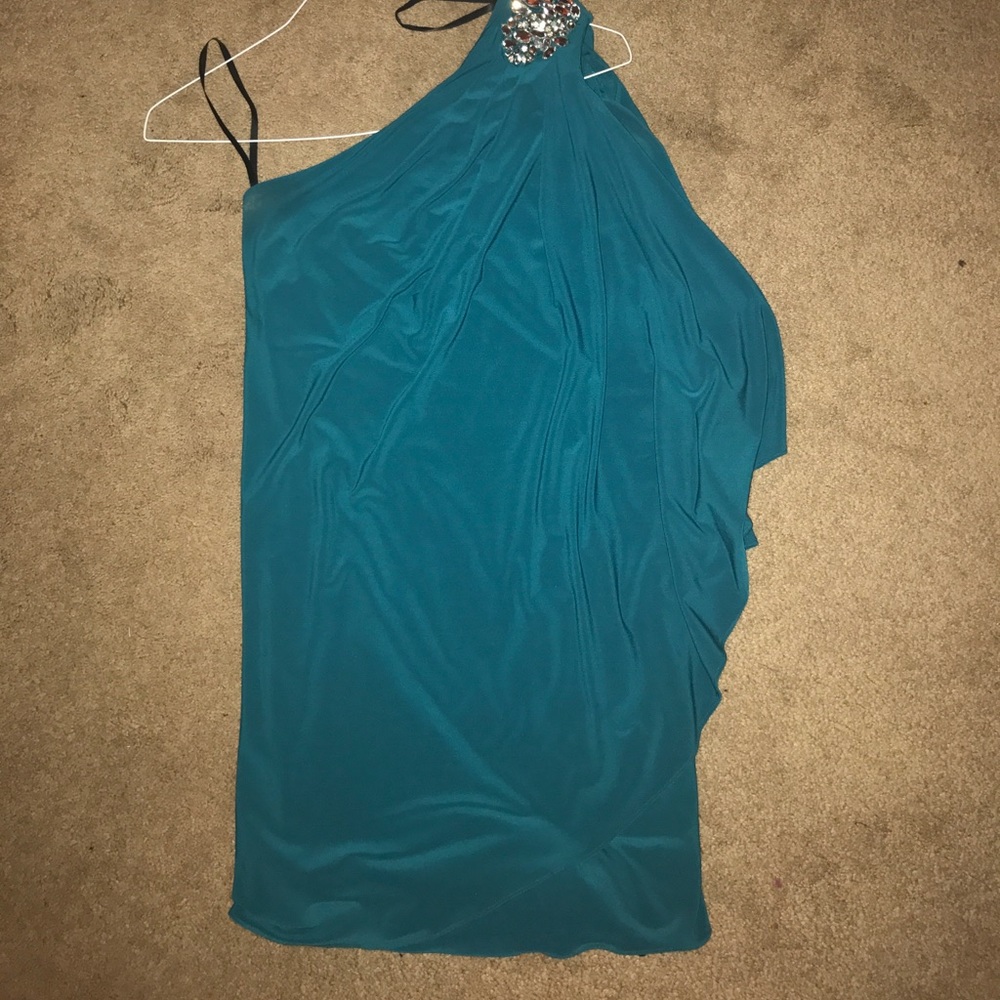 One shoulder party dress