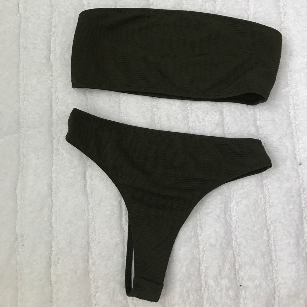 Green High Waist Bikini
