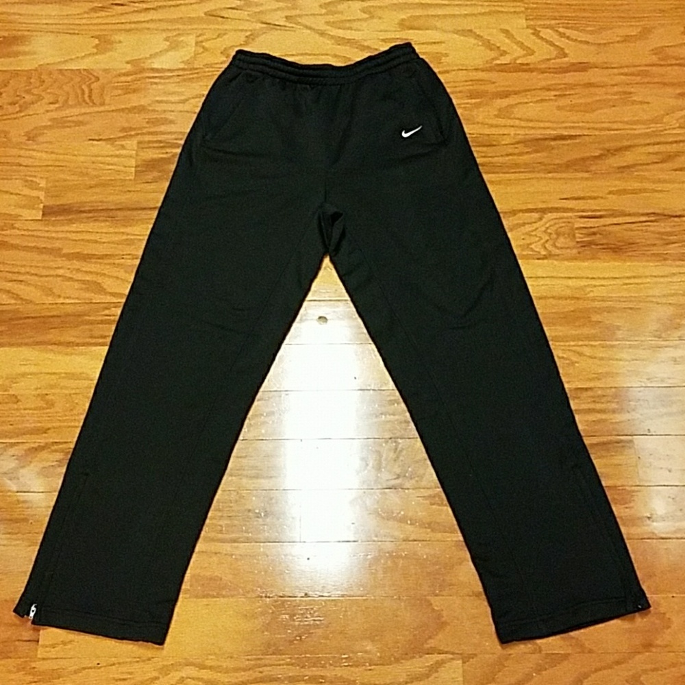Nike, black athletic pants!