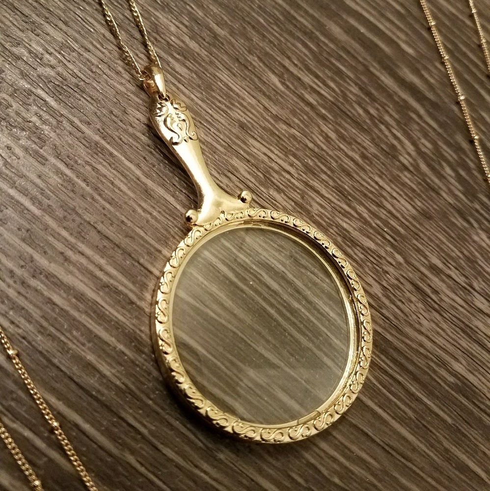 Long Magnifying Glass Necklace