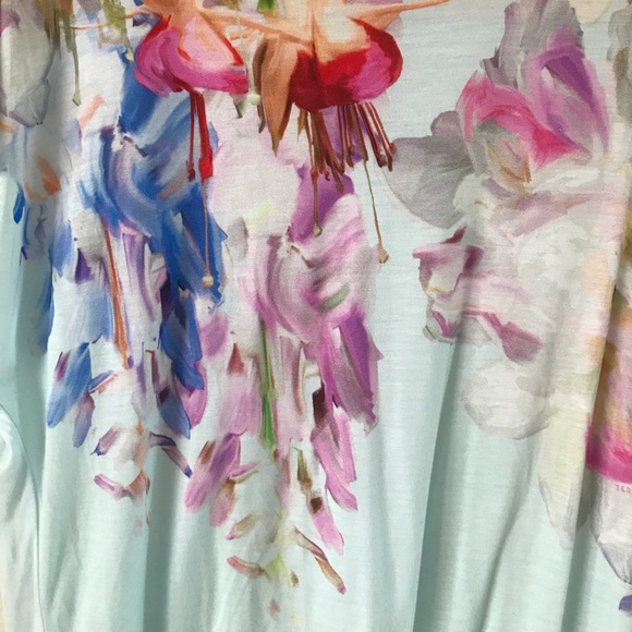 Ted Baker floral tee size 3 - Picture 3 of 8