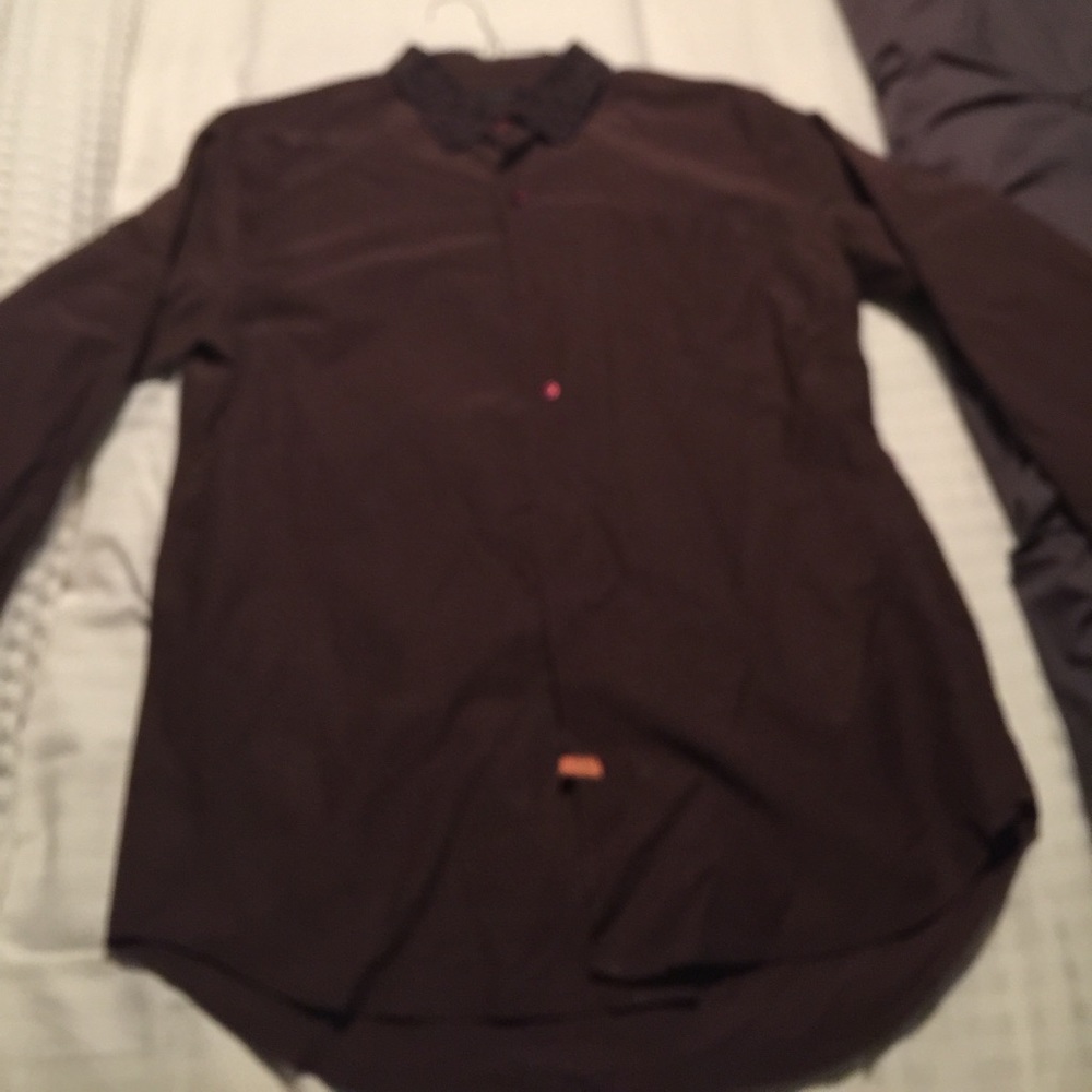 Cool shirt leopard collar