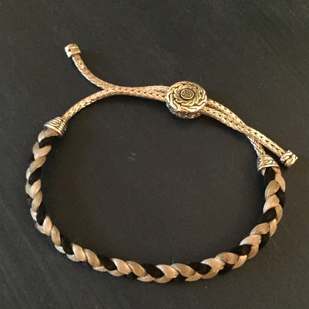 John Hardy Braided Silk Slider Bracelet