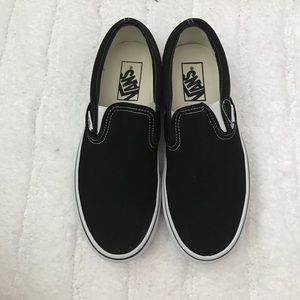 Black Slip On Vans