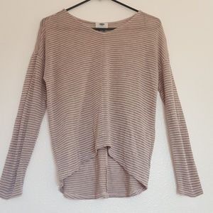 A long sleeve knit sweater