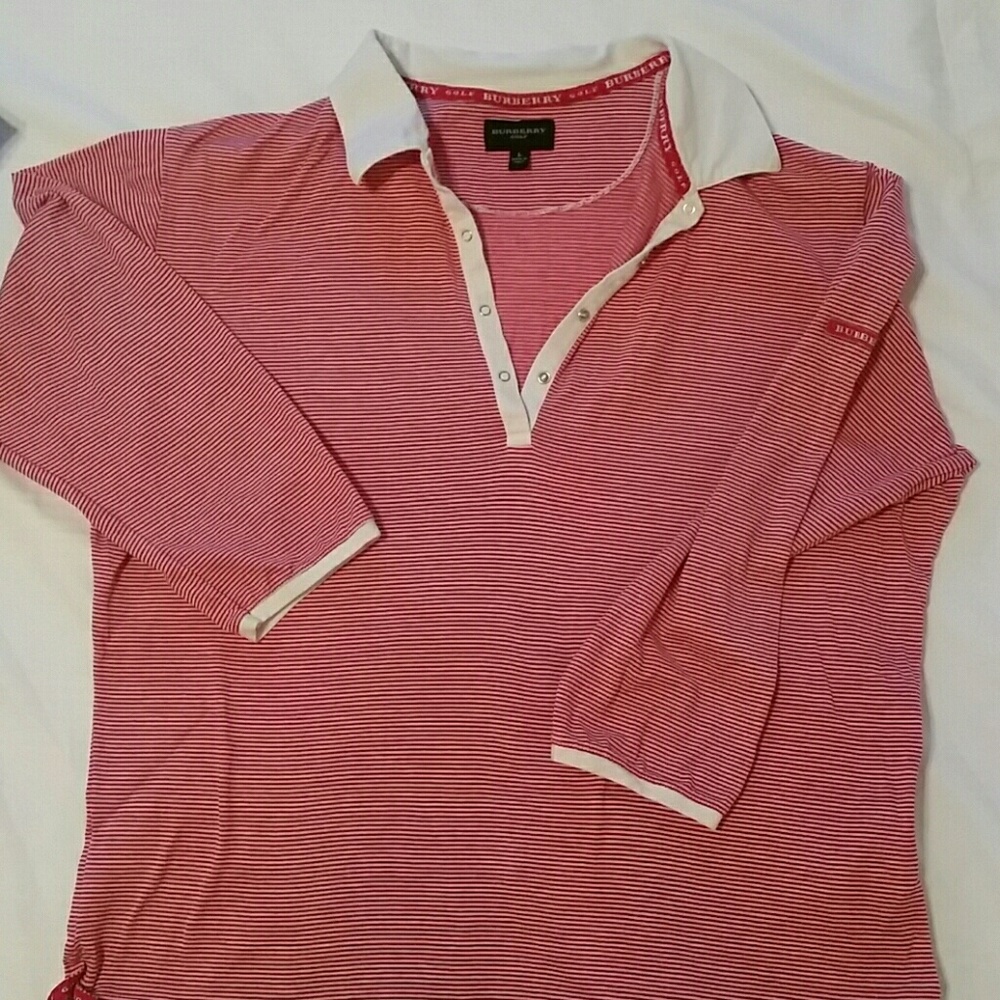 Burberry golf shirt
