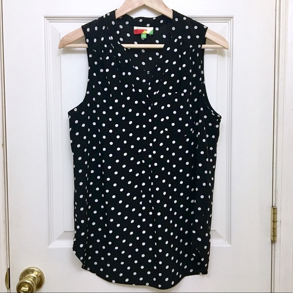 Modcloth Vintage Sleeveless Tunic in Polka Dots - Picture 4 of 8