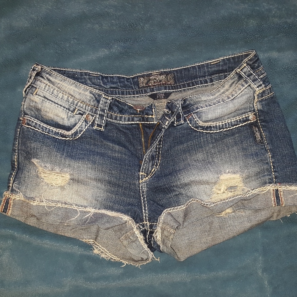 Womens Silver shorts