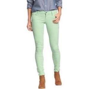 Old Navy sea foam green jeans