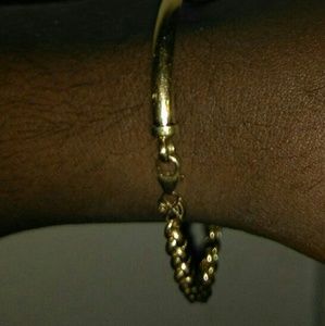 10k gold ID rope bangle