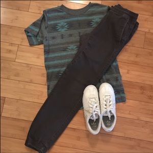 Boys Gray Jogger style pants