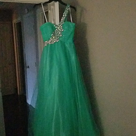 Dress teal marked down!!!!!! - Picture 2 of 2