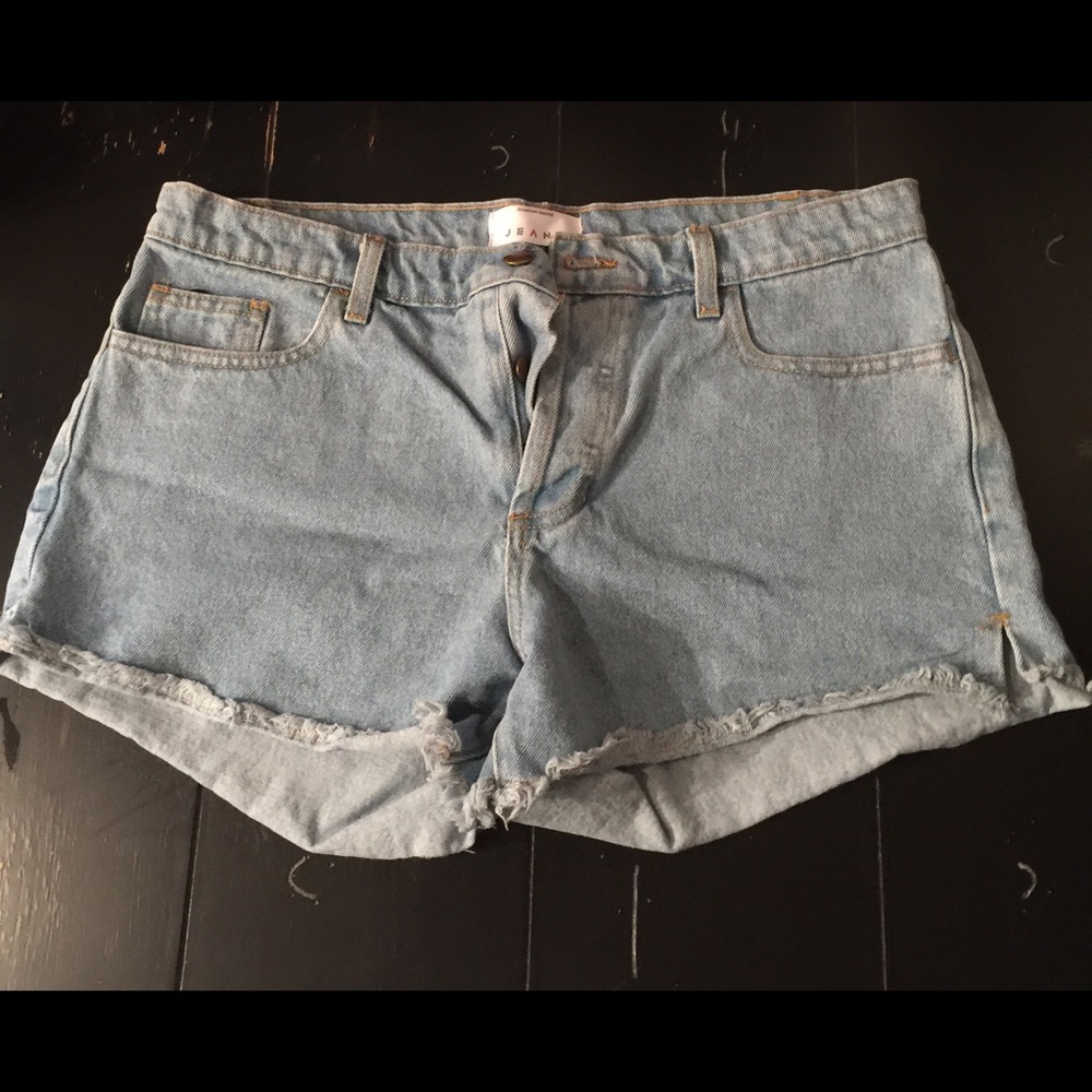 SOLD - American appeal Jean "short shorts."
