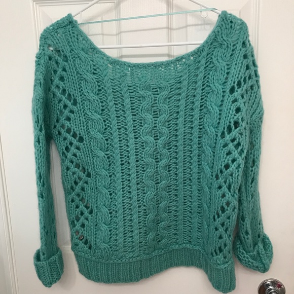 Free People Box-y Cable Knit Sweater - Picture 2 of 6
