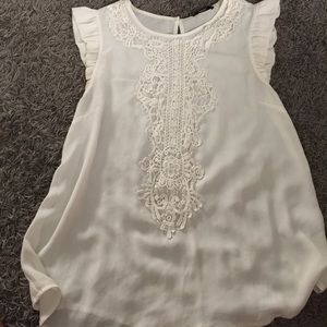 FOREVER 21 sheer lace top